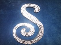 *** Bling Toppers. Single and 3N1 Toppers*** :  wedding bling topper Silver S8