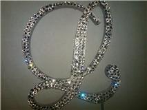*** Bling Toppers. Single and 3N1 Toppers*** :  wedding bling topper Silverl L7
