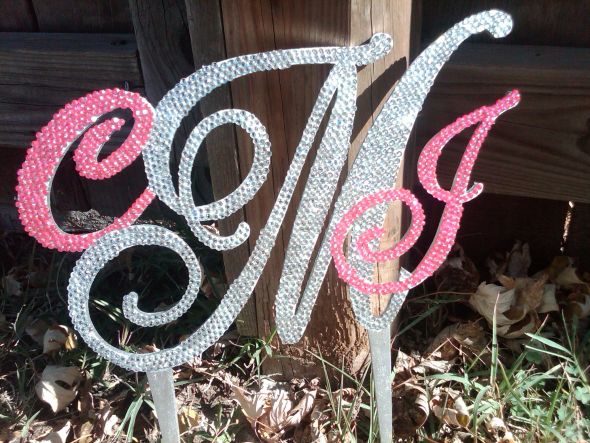  are DIY brides out there Blingtastic Toppers wedding Topper21
