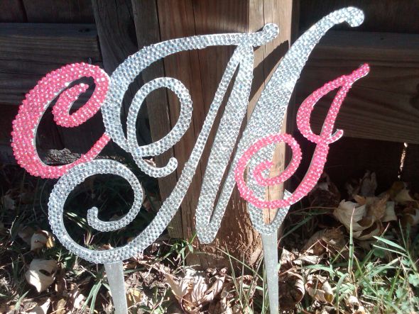 *** Bling Toppers. Single and 3N1 Toppers*** :  wedding bling topper Topperm