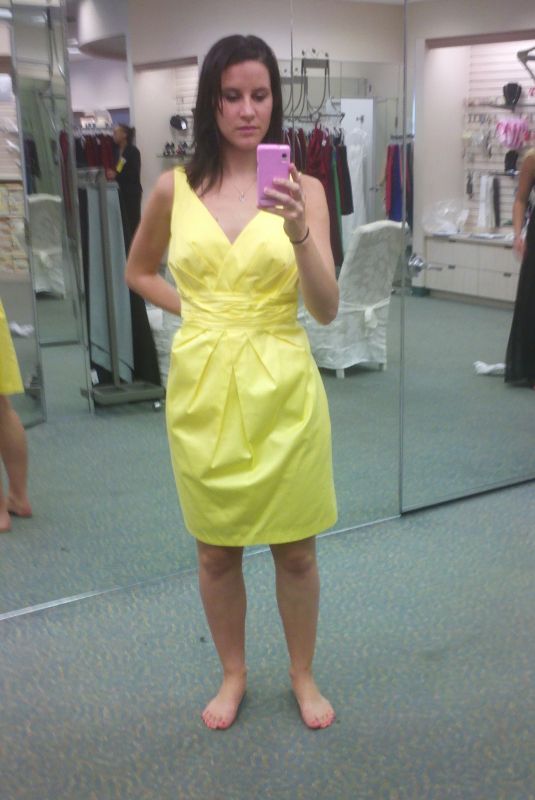 Yellow Bridesmaid Dresses--Who has pictures? Opinions? :  wedding F14259