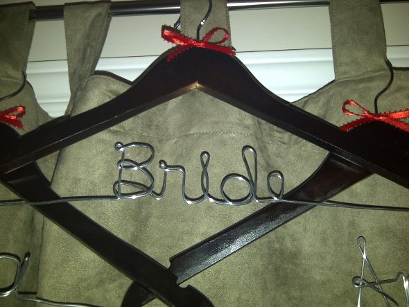 Personalized Hanger : wedding Finished Hangers