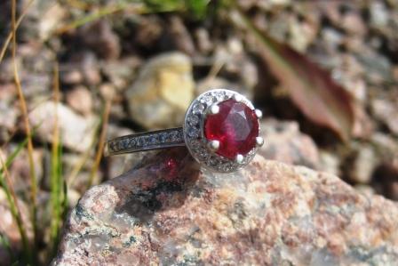Can I see your nondiamond engagement ring and any sapphire ring advice welcomed! : wedding sapphire ering blue diamond Picture 007