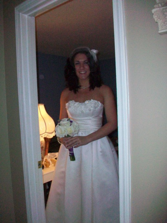 Some Famiy Pics from our Wedding (that was planned in 72 hours) : wedding recap quick wedding navy wedding 01 Waiting To Go Downstairs