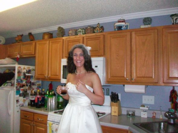 Some Famiy Pics from our Wedding (that was planned in 72 hours) : wedding recap quick wedding navy wedding 06 Smiling After Vows