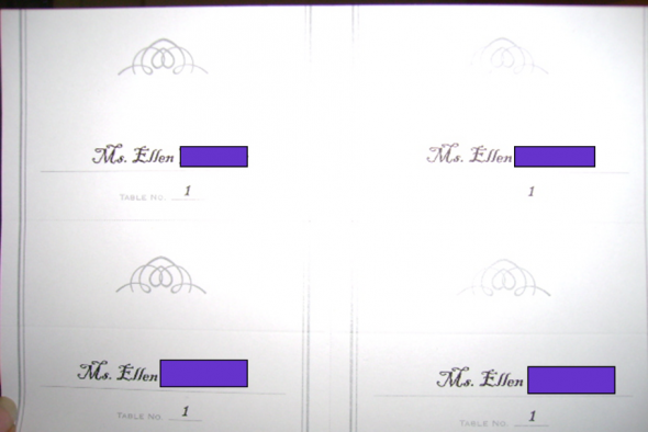 Dollar Tree Place Cards TEMPLATE I have it here wedding