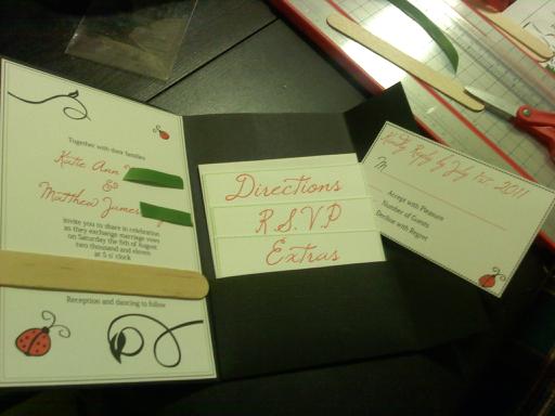 Time to Share-DIY (Pic Heavy) :  wedding centerpieces favors diy programs invitations Invites Again