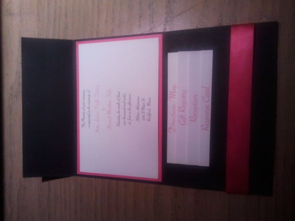 Please give me feedback! I can't decide if or what I should add to my invites!