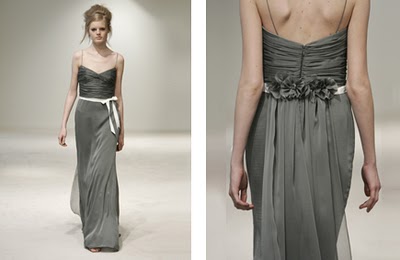 5 Vera Wang Bridesmaid Dresses For Sale-never been worn-Can't beat the price$100 :  wedding vera wang bridesmaid dresses chiffon long dress sage green grayish green 100 1 5 dresses bridesmaids Vera Wang Bridesmaid Dress