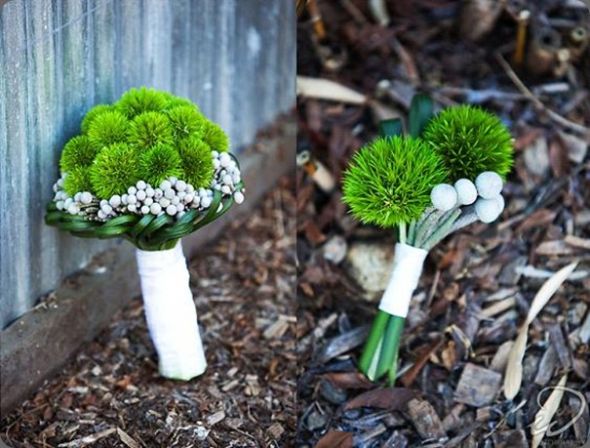 Help Me Choose My Bouquets! :  wedding diy bouquet green spider mums button mums flowers dianthus green flowers bouquets advice Dianthus