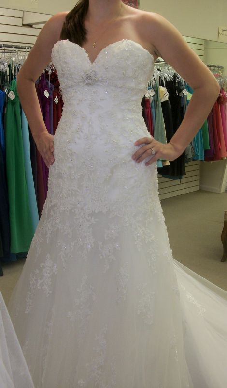 Anyone try on or wearing Maggie Sottero Ella/Ella Marie :  wedding maggie sottero ella marie Ella 1