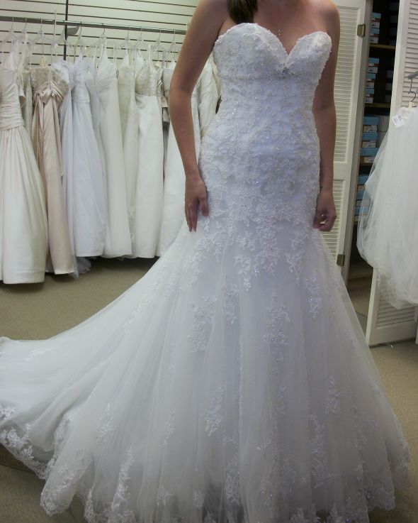 Anyone try on or wearing Maggie Sottero Ella/Ella Marie :  wedding maggie sottero ella marie Maggie Sottero Ella