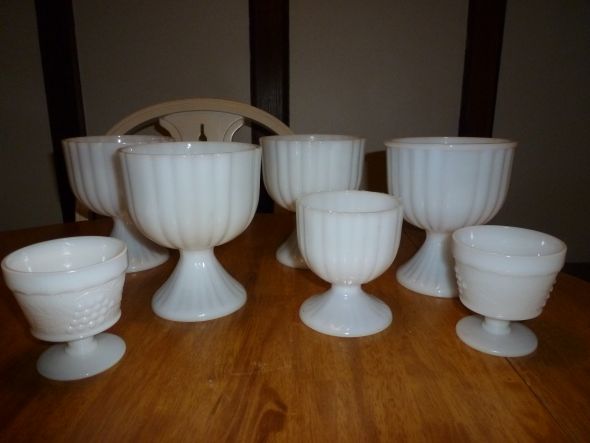 MIlk Glass :  wedding milk glass vases white ivory flowers diy reception P1000343 Milk Glass Collection For SALE!!!! 42 Pieces :  wedding milk glass vase milkglass reception decor white flowers diy centerpiece P1000343 