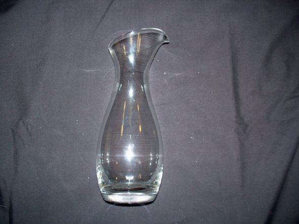 Glass ewer vase used for pouring unity sand I have two of these