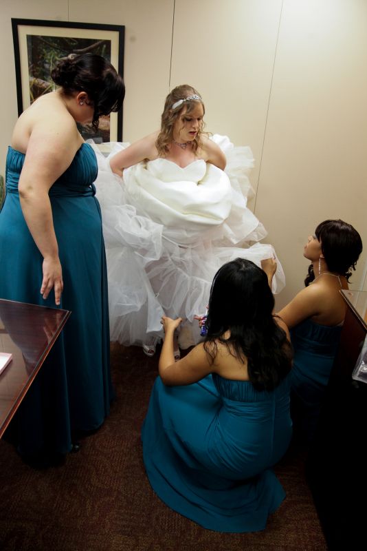 Who designed your wedding dress?? :  wedding dress brand ZDLotOFLuff