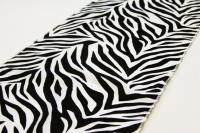Zebra Print Table Runners :  wedding zebra zebra print black and white table runners black white reception Zebrarunnerm