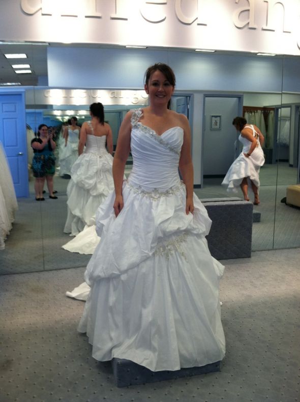 Any Alfred Angelo Brides? :  wedding alfred angelo bride bridal dress My Dress   Front