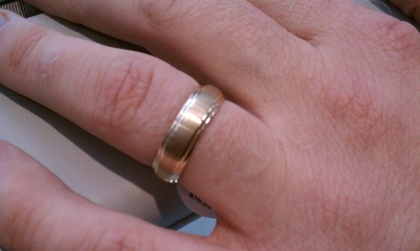 Show me your Man's ring! :  wedding wedding band fiance groom Jay 2