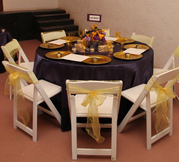 Wedding is Done Western Purple and Yellow Decor Weddingbee Classifieds