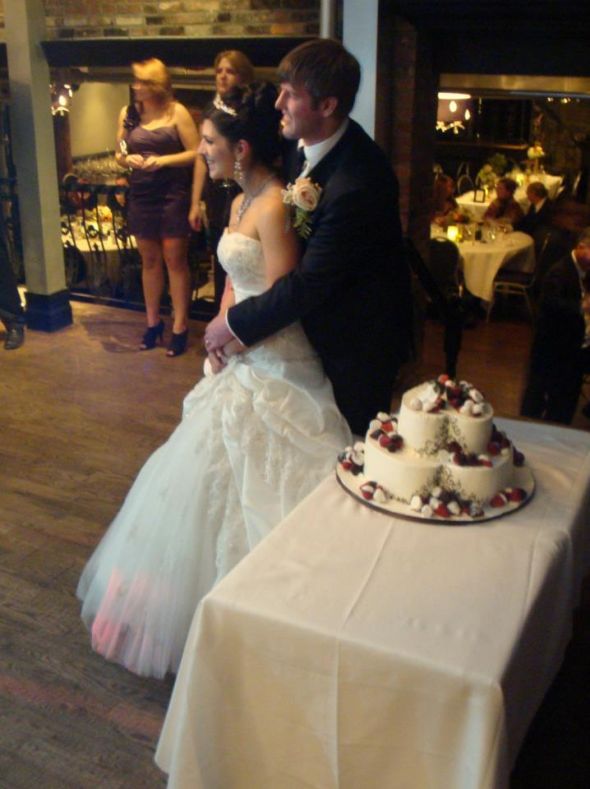 It's my strawberry short(wedding)cake!!! :  wedding Cake3