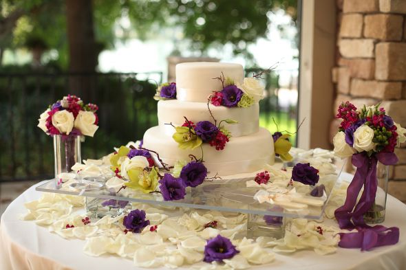  My Wedding Cake wedding blue navy purple silver cake Singo Wedding 56 