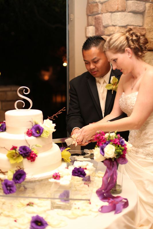 My Wedding Cake wedding blue navy purple silver cake Singo Wedding 2 672