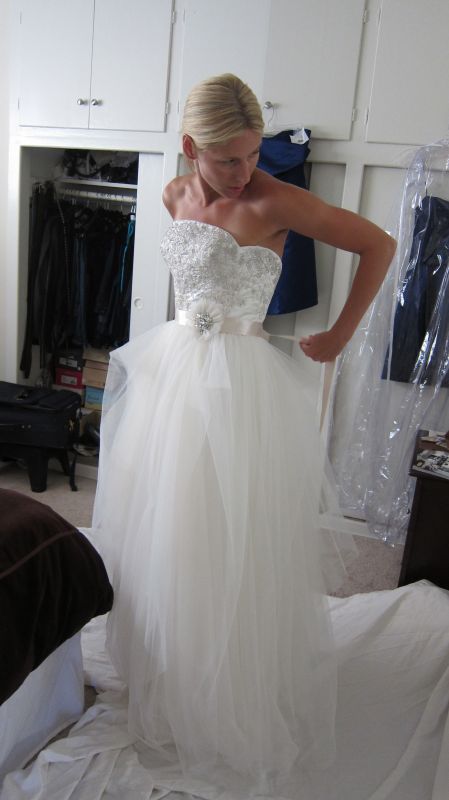 Reem Acra 'Breakfast at Tiffanys' wedding dress :  wedding IMG 1326