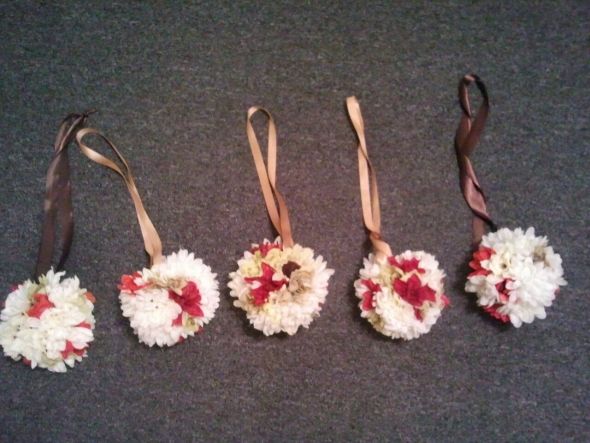 my diy wiffle ball pomanders :) : wedding 2012 02 28 22.49.44
