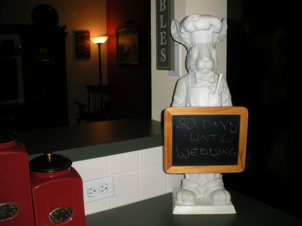 Early December 2011 brides, our day is fast approaching, share your feelings!!! :  wedding Black Board