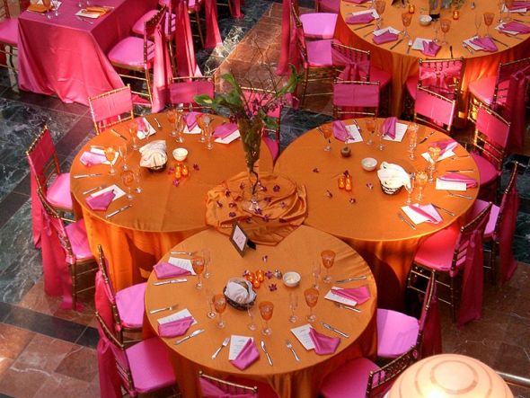 Unique reception table layout will save wedding reception tables 