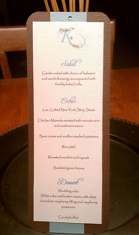 Second and hopefully last menu attem