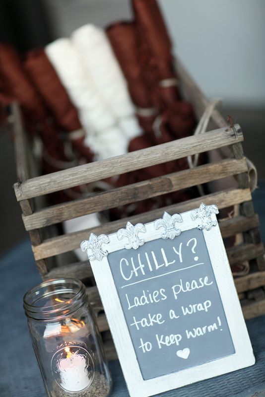 Rustic favors