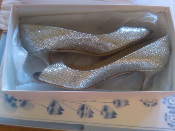 Jimmy Choos Isabel *Champagne Glitter Heels* Size 38.5 : wedding jimmy choo isabel glitter shoes shoes Jimmy Choos4