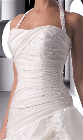 did anyone DIY their wedding dress? :  wedding Ruching1