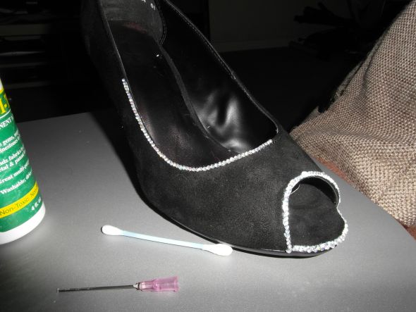 My Beautiful Home Strassed Shoes!! What do you think? :  wedding shoes crystals strass swarovski wedding bride bridal sparkle sparkly SAM 5304
