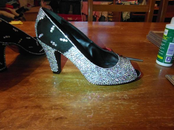 My Beautiful Home Strassed Shoes!! What do you think? :  wedding shoes crystals strass swarovski wedding bride bridal sparkle sparkly SAM 5335