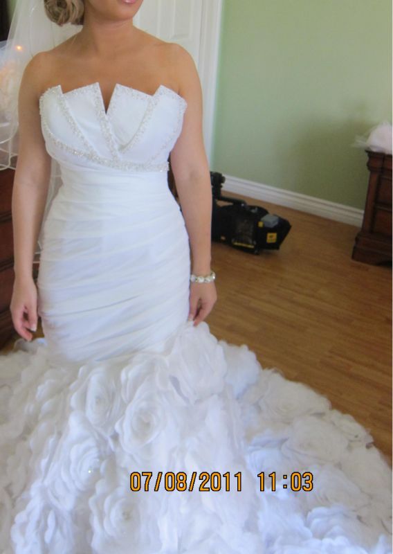 jasmine wedding gowns on Jasmine Couture T440 Wedding Dress Sz 6    Weddingbee Classifieds