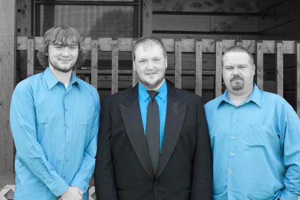 3 months after my wedding and I'm finally ready to post wedding photos,pic heavy :  wedding pictures jumping black and white wedding Groomsmen