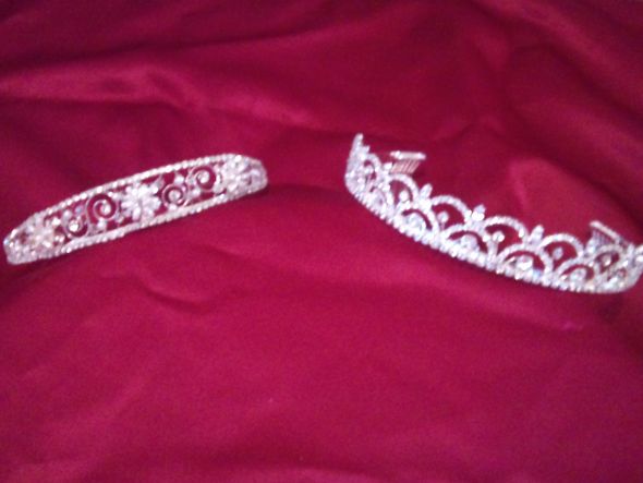 Cathedral Length Veil : wedding veil gloves tiara cheap white silver ceremony dress 2011 12 03 11.06.17