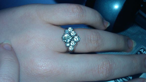 Claw-set half eternity ring - how big is too big? :  wedding Ring Mock Up