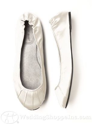 Ballet Flat Wedding Shoes With