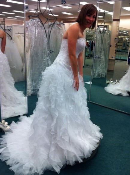 Just for fun...Your swing and a miss dress :  wedding Nope