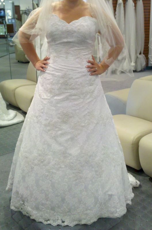 Am I the only PLUS size bride to be around here? :  wedding plus size wedding dress Alfred Angelo