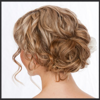 Wedding day hair...help! :  wedding hair wedding day updo Bridal Wedding Hairstyle Makeup 113