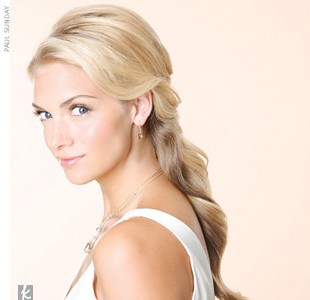 Wedding day hair...help! :  wedding hair wedding day updo Hair Half Down