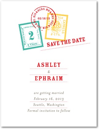 can invites serve as save the dates for a small destination wedding? :  wedding stds 1 invites destination Std2