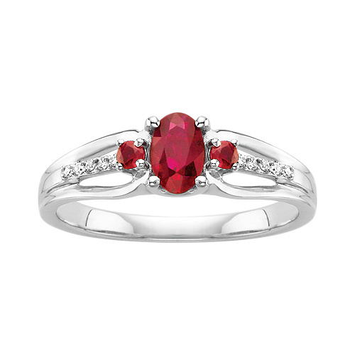 Diamond or gem engagement ring? :  wedding diamond ring gem engagement Rubyring