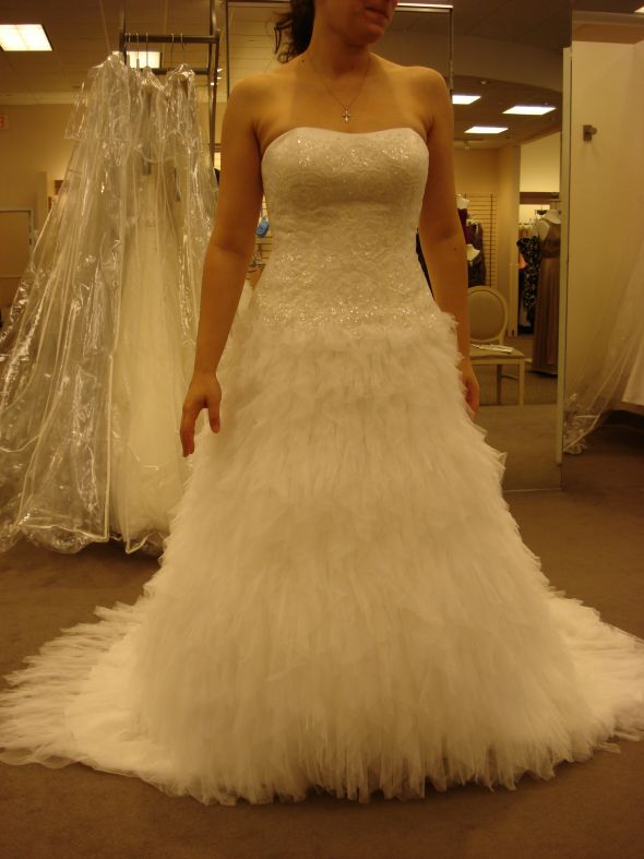 The Dress? :  wedding dress choosing davids bridal db Dress1