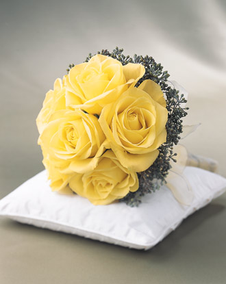 Flowers on a budget :  wedding corsages bouquets parasols bridesmaids Boquets