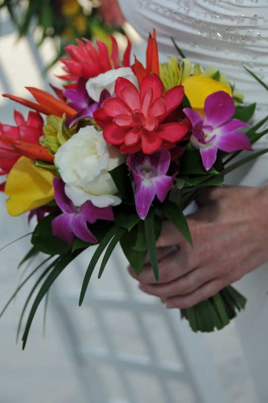 My tropical bouquet